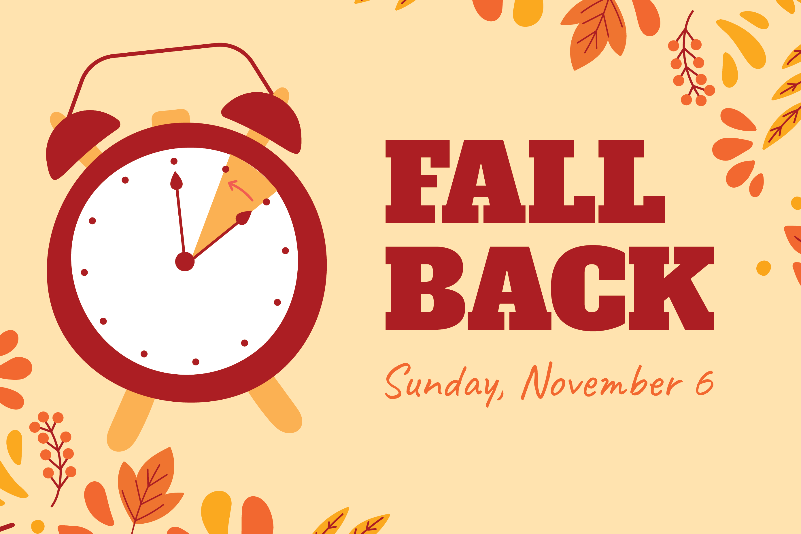 “Fall Back” this Weekend Chris Miller