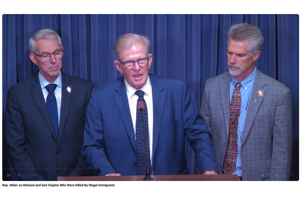 WATCH: Rep. Miller Addresses the Two Illinois Citizens Killed by Illegal Immigrants